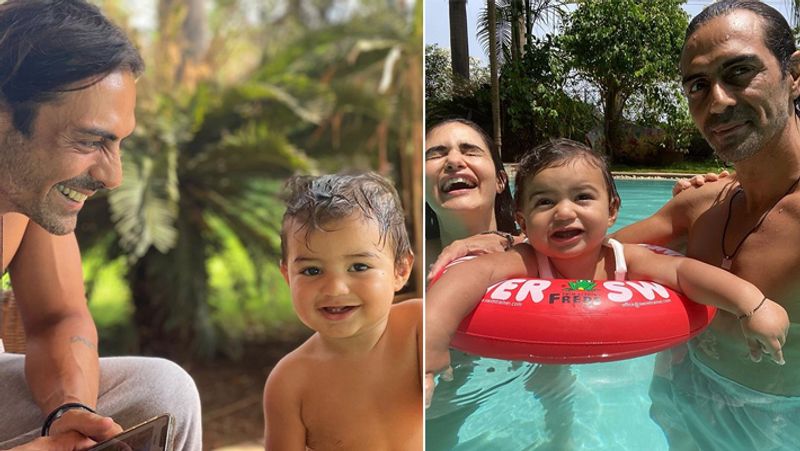 Arjun Rampal And girlfriend gabriella demetriades Shared first time their Son Arik rampal Photos on his Birthday See pics KPY