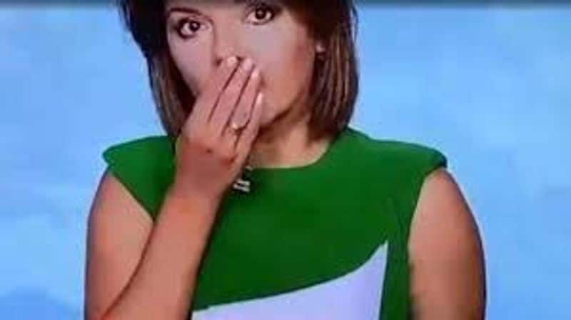 news reader damaged tooth fall in live shocking video