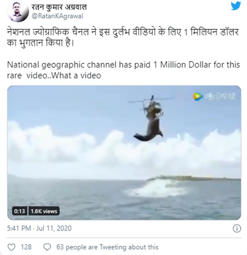 shark attack on helicopter movie clip viral as real incident know truth kpt