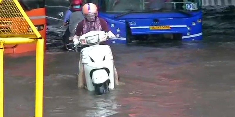Delhi received heavy rainfall showers to continue till Tuesday bsm