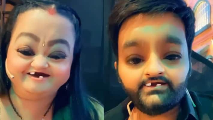 kapil sharma hilarious video with bharti singh viral fans cant spot laughing KPJ kapil sharma hilarious video with bharti singh viral fans cant spot laughing KPJ
