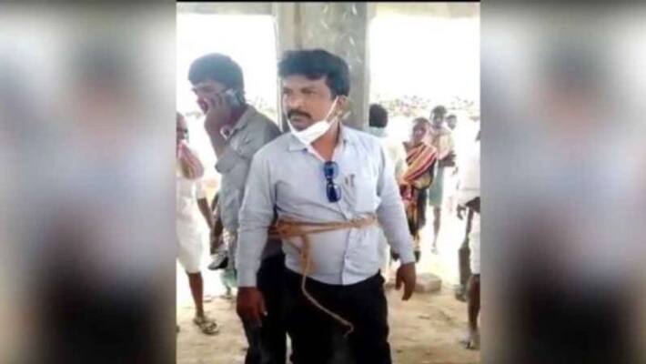 upset with frequent power cuts villagers tie up two power staff to pillar upset with frequent power cuts villagers tie up two power staff to pillar