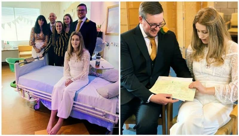 Terminally ill cancer patient dies after just a months wedding bliss
