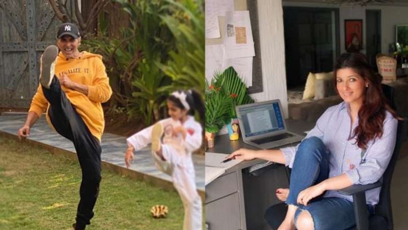 52 year old Akshay Kumar took charge of home kitchen with son this was wife Twinkle khanna reactoin KPJ
