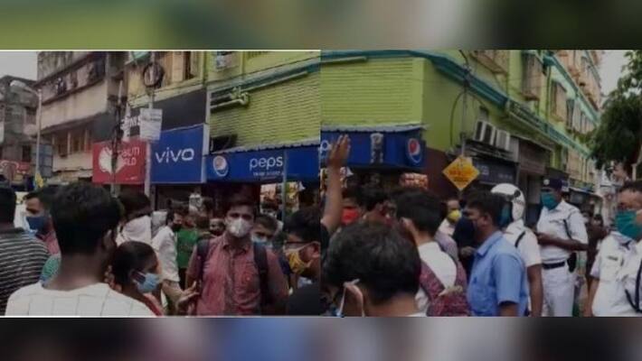 Students of Tollygunge Ashoknagar Vidyapeeth block the road without getting HS results RT Students of Tollygunge Ashoknagar Vidyapeeth block the road without getting HS results RT