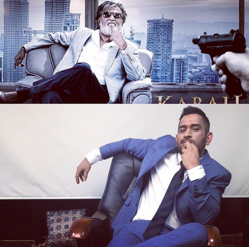 rajinkanth dhoni photogallery