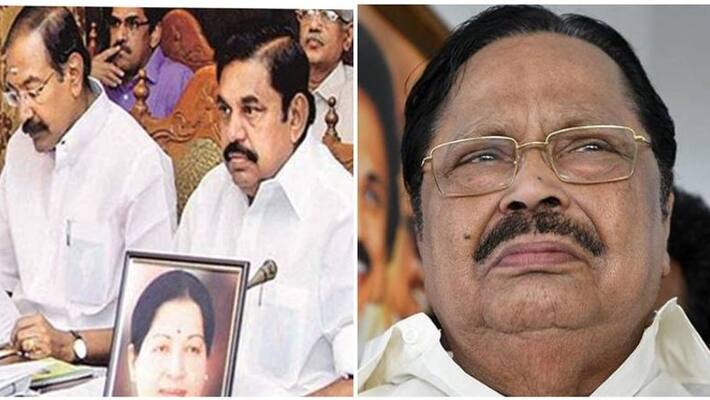 Duraimurugan attacked EPS government Duraimurugan attacked EPS government