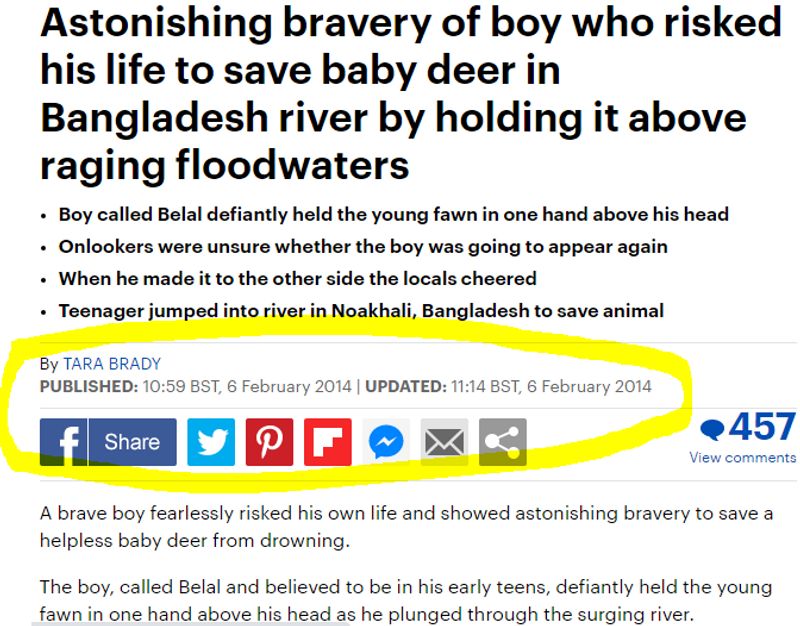 assam flood real bahubali save fawn old bangladesh picture viral kpt