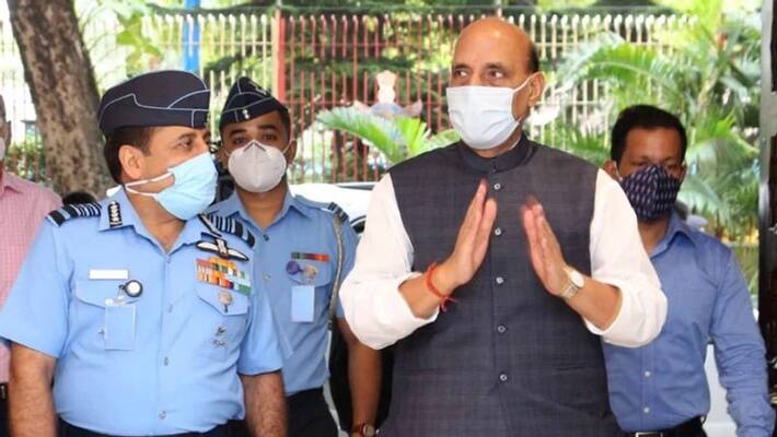 Indian Air Force is always ready , Rajnath Singh raises his chest Indian Air Force is always ready , Rajnath Singh raises his chest