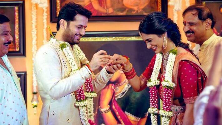 south super star nithiin gets engaged with fiance shalini at hyderabad hotel will get married on this day KPJ south super star nithiin gets engaged with fiance shalini at hyderabad hotel will get married on this day KPJ