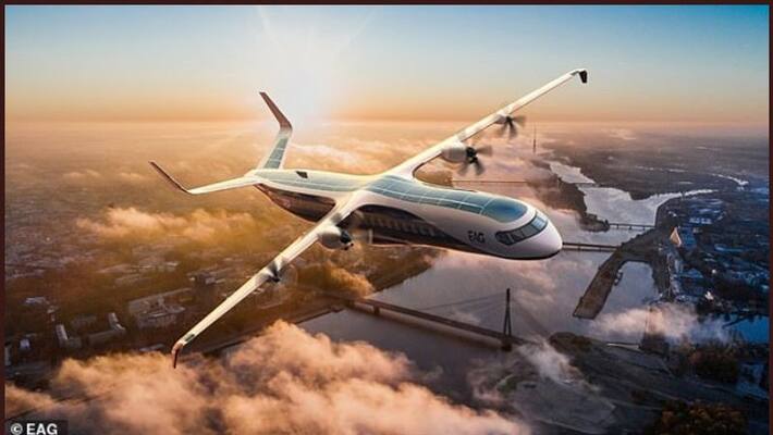 British firm unveils design for the worlds largest commercial hybrid electric plane British firm unveils design for the worlds largest commercial hybrid electric plane