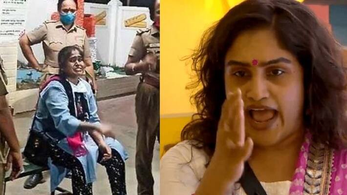 Women Arrest in Vanitha Vijaykumar Third Marriage Issue Women Arrest in Vanitha Vijaykumar Third Marriage Issue