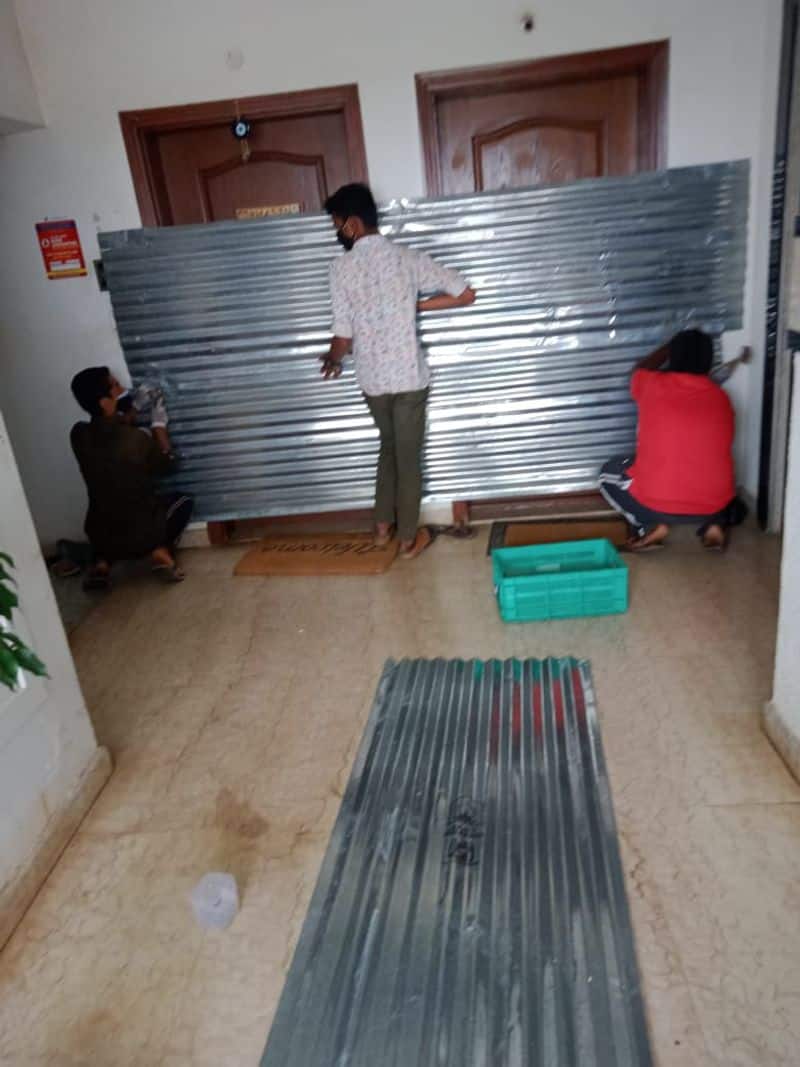 Bengaluru BBMP commissioner apologises for sealing COVID-19 patients apartment door with metal sheets
