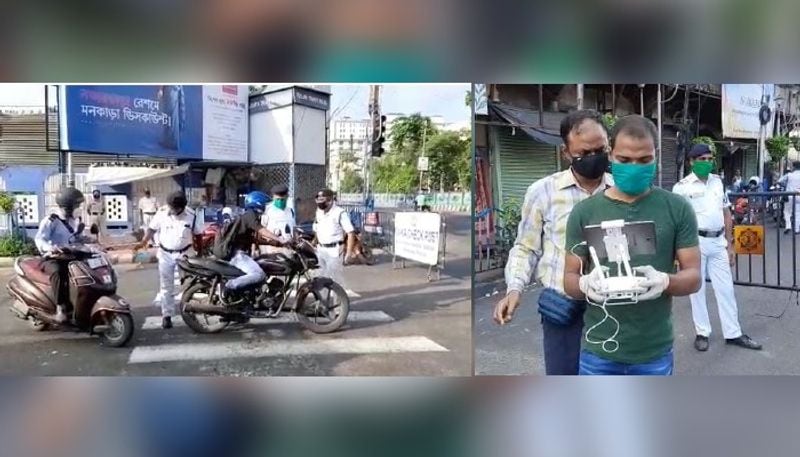 Kolkata Pictures show deserted roads on second day of lockdown, guardrails erected across city and suburbs-dbr