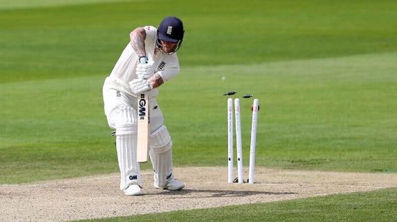 ben stokes clean bowled by kemar roach in last test