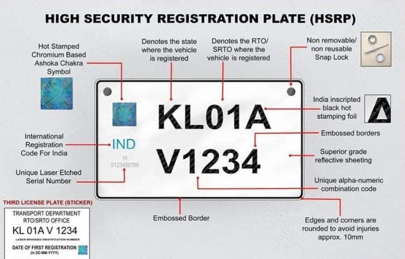 How to order a High-Security Registration Plate (HSRP) for your vehicle? sgb