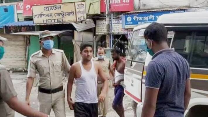 Police arrested 60 people for violating lockdown in Nadia district Police arrested 60 people for violating lockdown in Nadia district