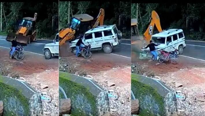 JCB And Bolero Crash Viral Video Remembering Some Important Road Safety Tips JCB And Bolero Crash Viral Video Remembering Some Important Road Safety Tips
