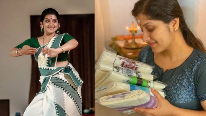 Malayalam actress Sarayu mohan shared the gifts her get in karkidakam Malayalam actress Sarayu mohan shared the gifts her get in karkidakam