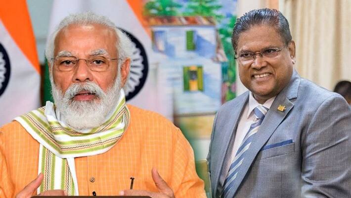 PM Modi Wishes Suriname President Chandrikapersad Santokhi on Being Elected BAL PM Modi Wishes Suriname President Chandrikapersad Santokhi on Being Elected BAL