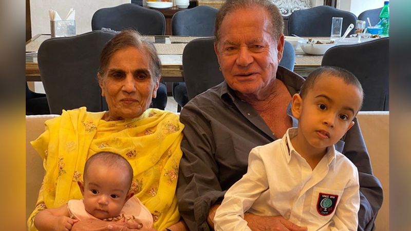 salman khan playing with nephew ahil sharma and niece ayat sharma shares cute photo on instagram KPJ