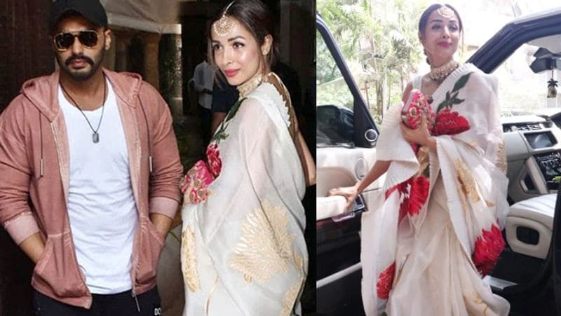 malaika arora look like a beautiful bride when she first time visited arjun kapoors house KPJ
