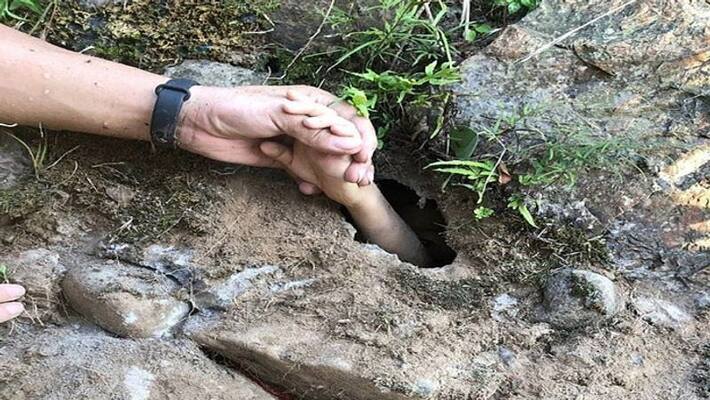 chinese boy sucked in tiny hole of underground cave rescued in shocking incident kph chinese boy sucked in tiny hole of underground cave rescued in shocking incident kph