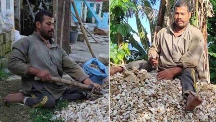 ex wheelchair cricket team captain rajendra singh dhami works as labourer in lockdown painful story kpt ex wheelchair cricket team captain rajendra singh dhami works as labourer in lockdown painful story kpt