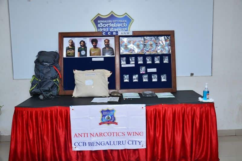 Drugs seized in Bangalore international drug dealers arrested