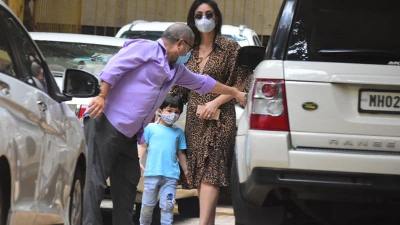 taimur ali khan outing with mummy kareena kapoor KPJ