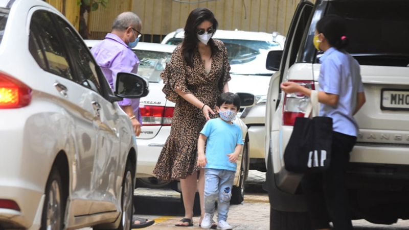 taimur ali khan outing with mummy kareena kapoor KPJ