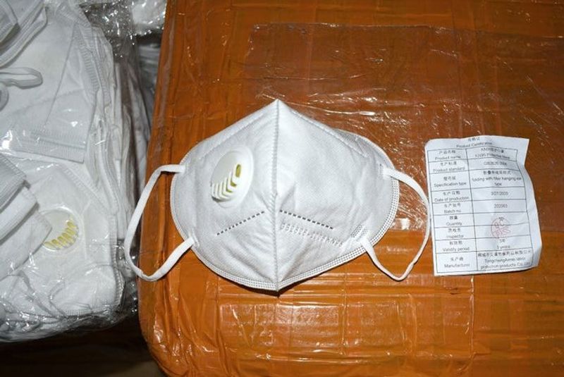 Based on the tip-off, police arrested Momin and seized 10,000 face masks, with logos of the Venus company, from a tempo.
