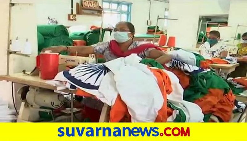 National Flag Production Unit Faces Problems in Hubballi due to Coronavirus