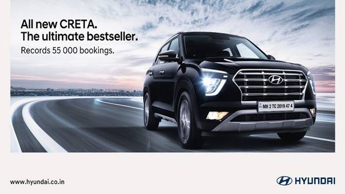hyundai Creta latest new version received over 55,000 bookings in 4 months hyundai Creta latest new version received over 55,000 bookings in 4 months