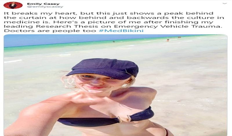 female doctor named dr bikini goes viral treating patients in hot swimsuits kph