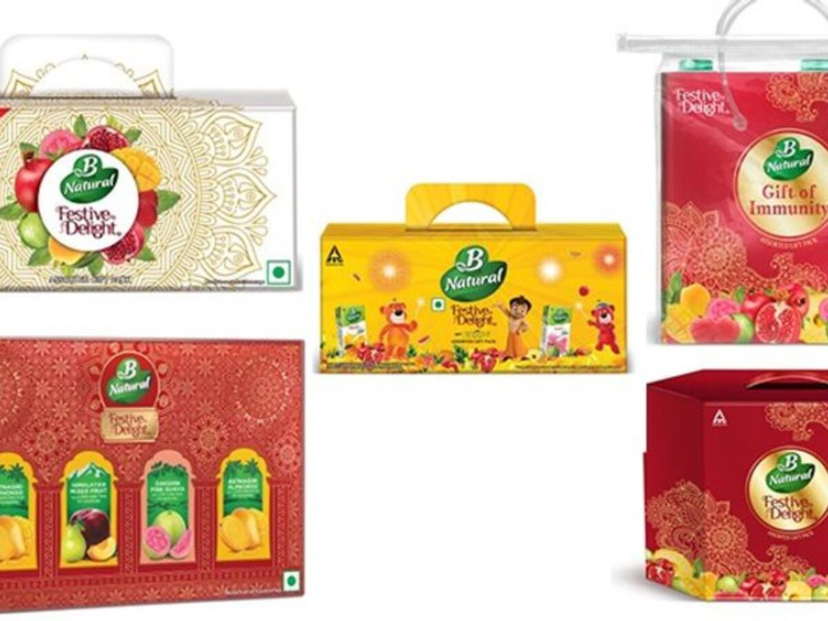 Amazon - Buy B Natural Juice Diwali Festive Pack (4 X 300 ml) PET Juice at  Rs.129