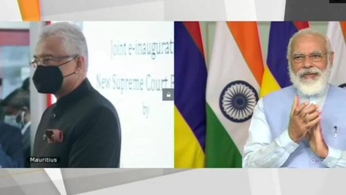 Mauritius supreme court building inaugurate by pm narendra modi bsm Mauritius supreme court building inaugurate by pm narendra modi bsm
