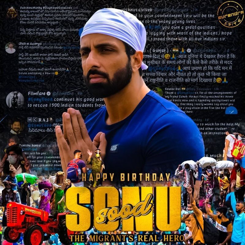 ரசிகர்களின் அன்புக்கு நன்றி சொல்வது போல் உள்ள போஸ்டர் 