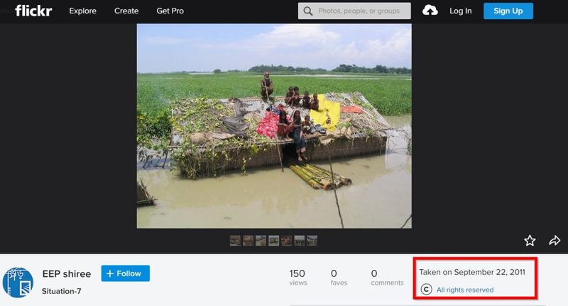 bihar flood family stuck for a week 9 year old image from bangladesh viral kpt