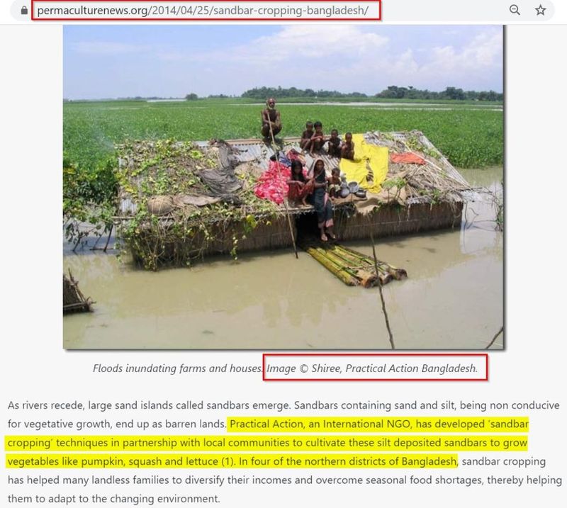 bihar flood family stuck for a week 9 year old image from bangladesh viral kpt