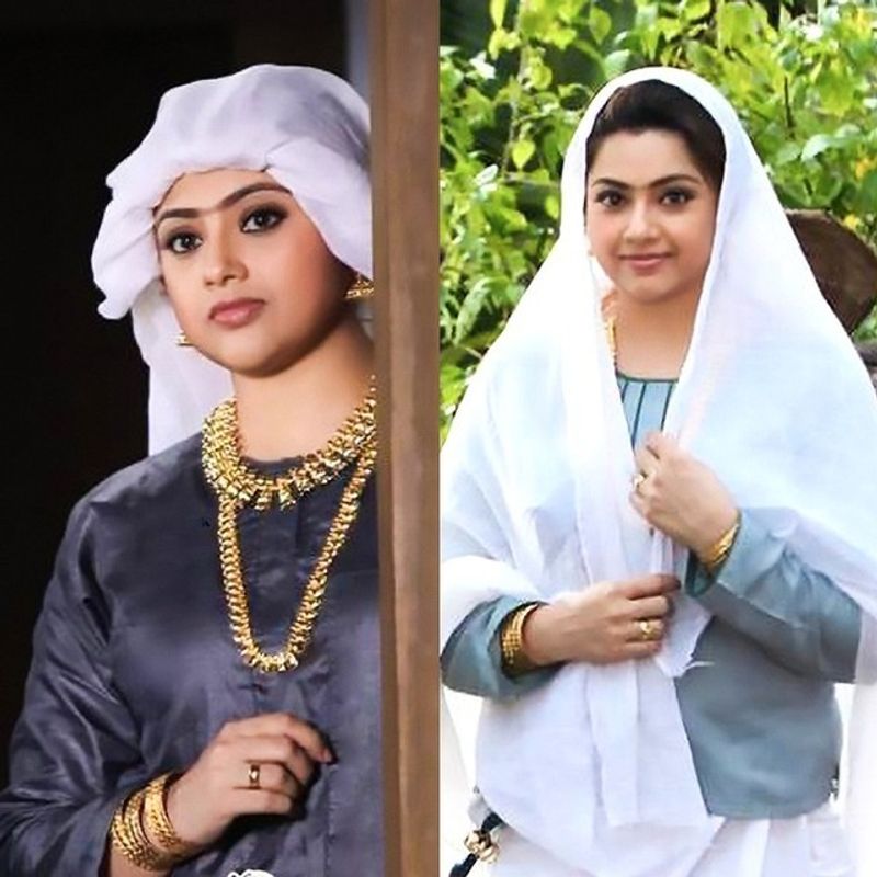 கெட்டப் மாறி இருக்கும் மீனா 