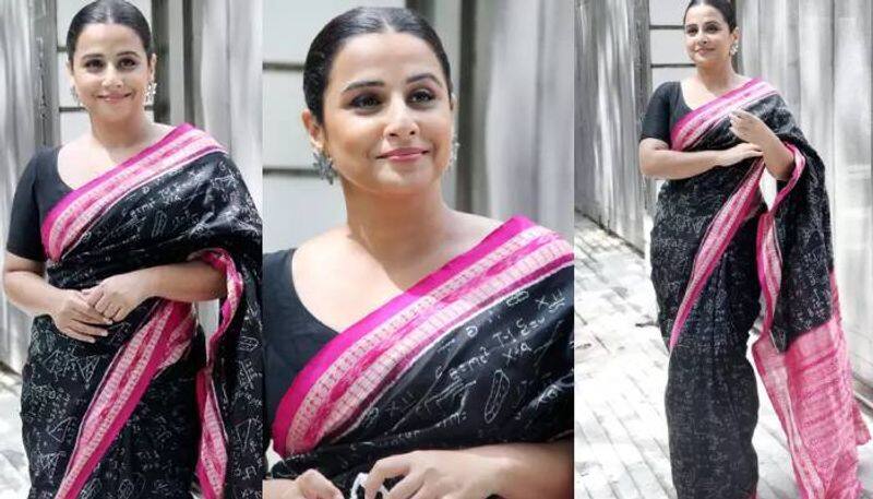 Vidya Balan just wore a math equation sari