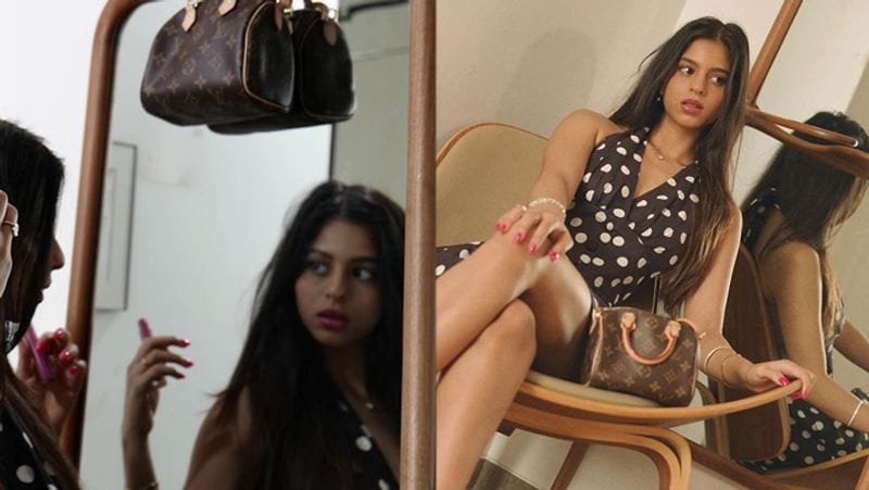 shahrukh khan daughter Suhana Khan share photos in polka dotted dress looking like Queen KPJ