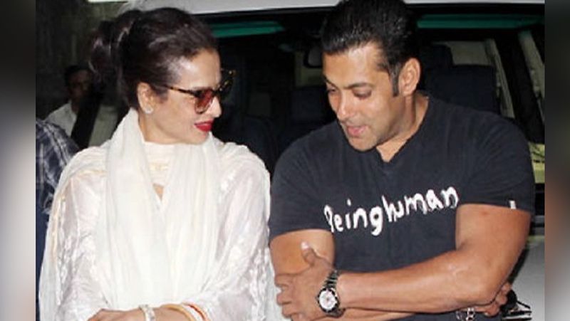 when salman khan wants to marry 11 year elder bollywood actress rekha here is the truth KPJ