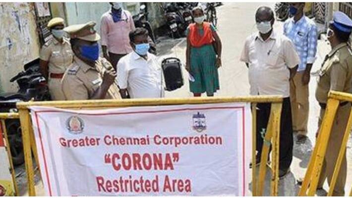 Corono contamination area decline in chennai coroporation Corono contamination area decline in chennai coroporation