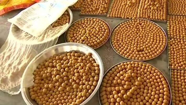 Ayodhya Ram mandir Bhumi Pujan Laddu prasad is made by mahavair mandir temple trust know the recipe KPY Ayodhya Ram mandir Bhumi Pujan Laddu prasad is made by mahavair mandir temple trust know the recipe KPY