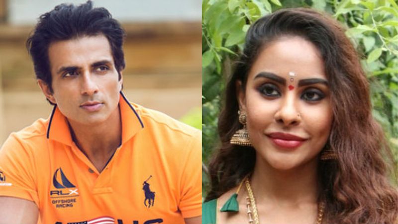 Sri Reddy intresting comments on actor Sonu sood