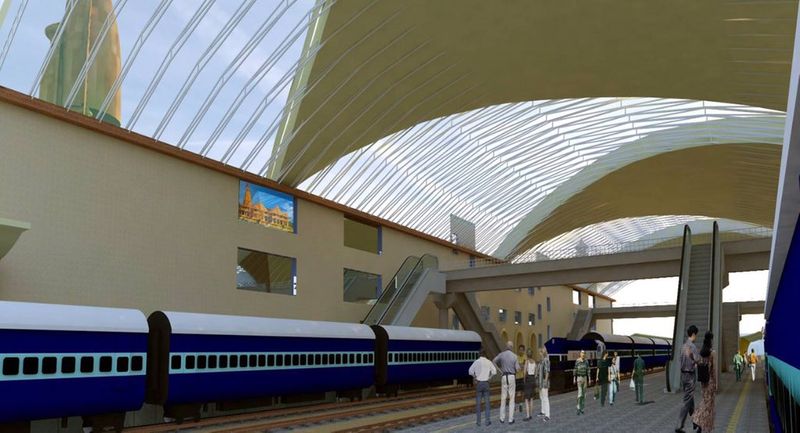 Ayodhya railway station to be re developed on temple model budget raised KPP