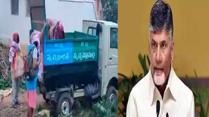 corona patients taken to the hospital in a Garbage vehicle...chandrababu serious corona patients taken to the hospital in a Garbage vehicle...chandrababu serious