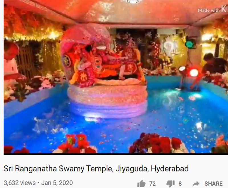 ram mandir bhoomi pujan grand decoration fake claim old hyderabad temple video shared kpt